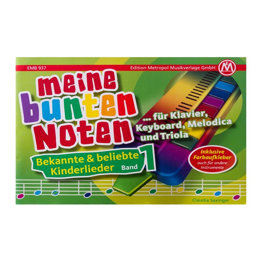 Notenheft - Meine bunte Noten - Band 1
