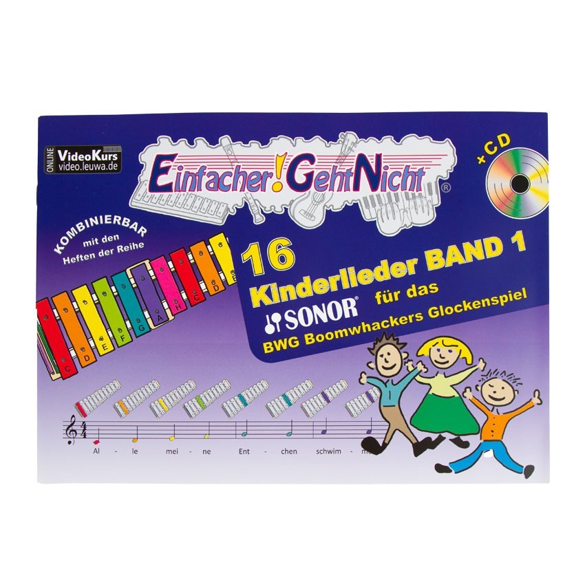 Notenheft Glockenspiel - Einfacher! Geht Nicht - Band 1