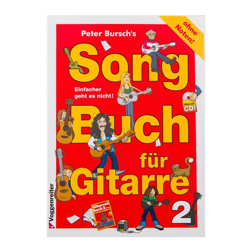 Notenheft - Songbuch für Gitarre 2 mit CD