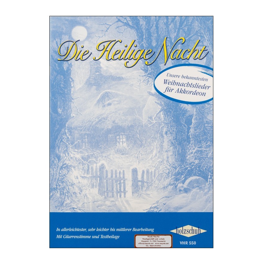 Notenheft Weihnachtslieder - Die Heilige Nacht