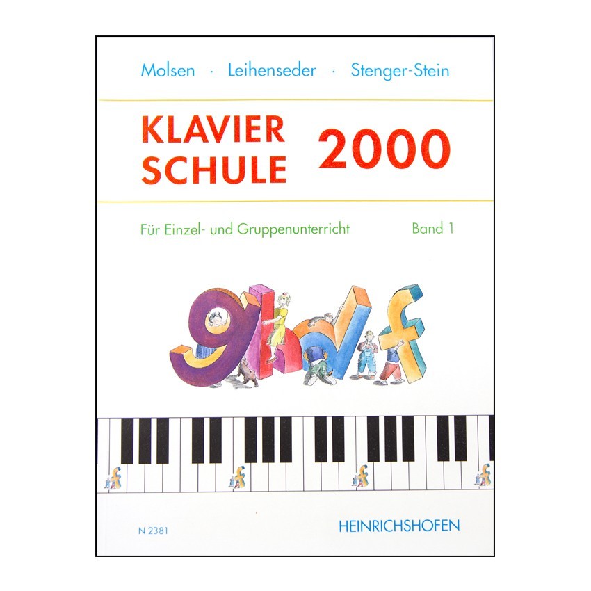 Notenheft Klavierschule 2000