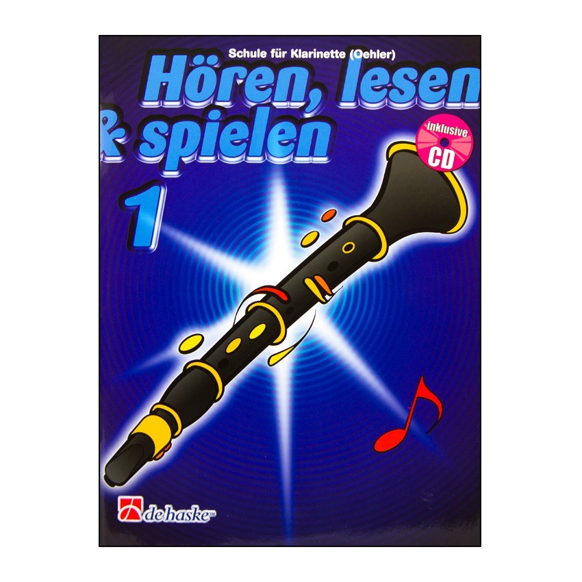 Notenheft Klarinette Hören, lesen & spielen - Band1