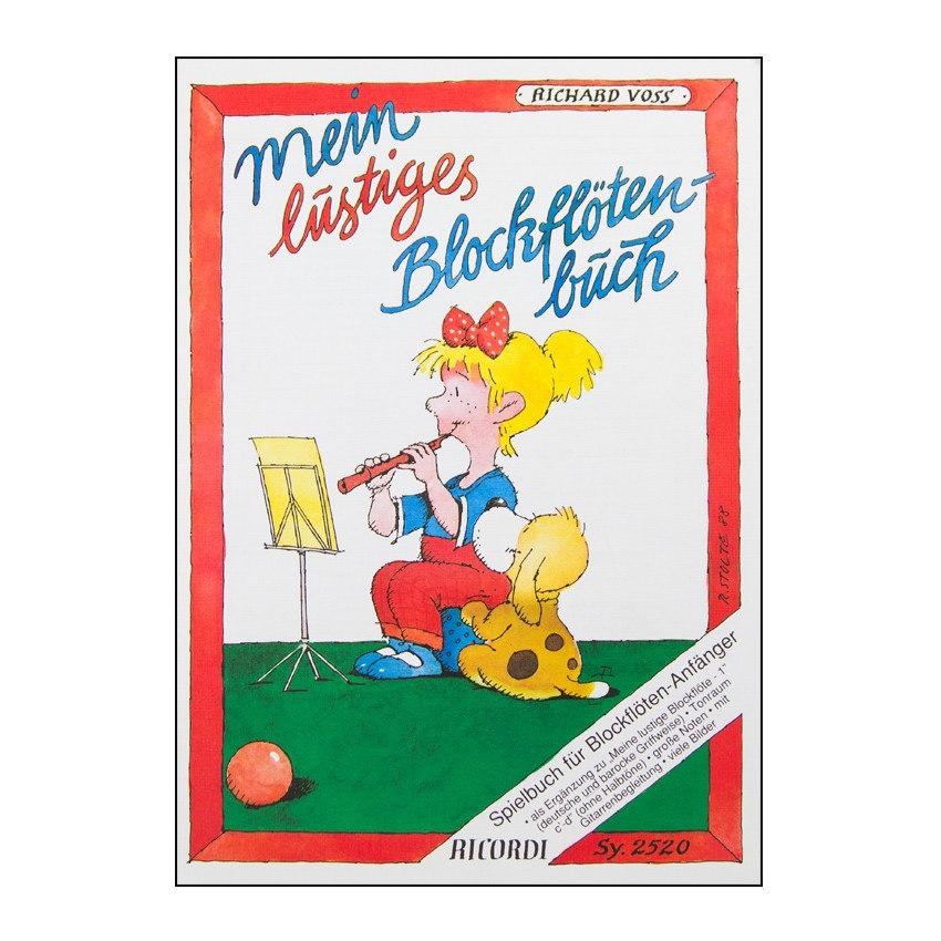 Notenheft -Mein lustiges Blockflötenbuch