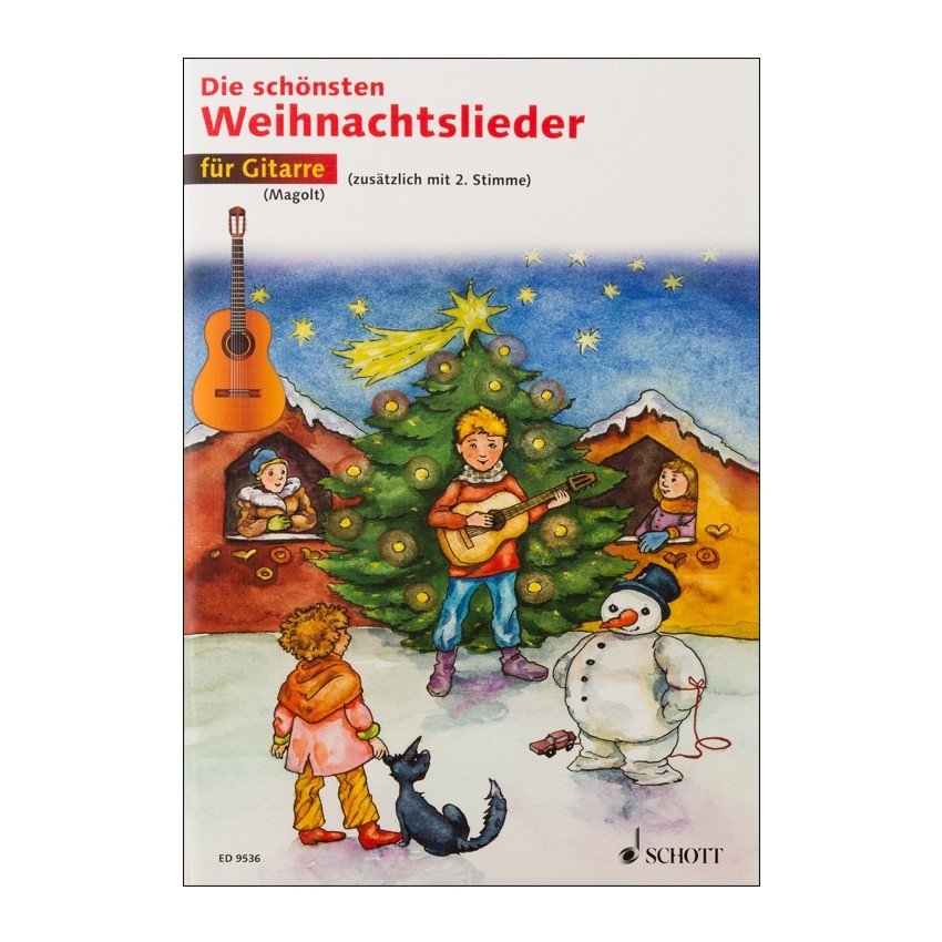Notenheft Weihnachtslieder - Die schönsten Weihnachtslieder für Gitarre