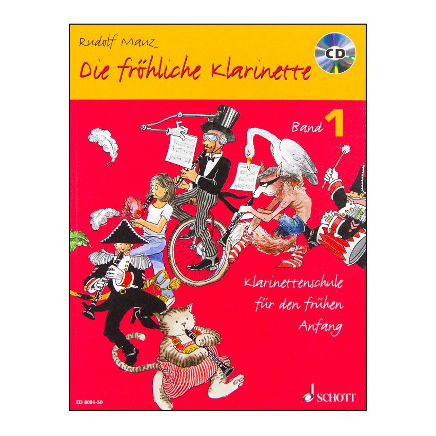 Notenheft Die fröhliche Klarinette - Band 1