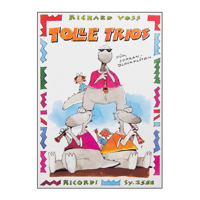 Notenheft Blockflöte - Tolle Trios