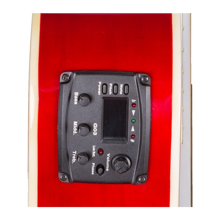Westerngitarre 4/4 Stagg  SA20A rot