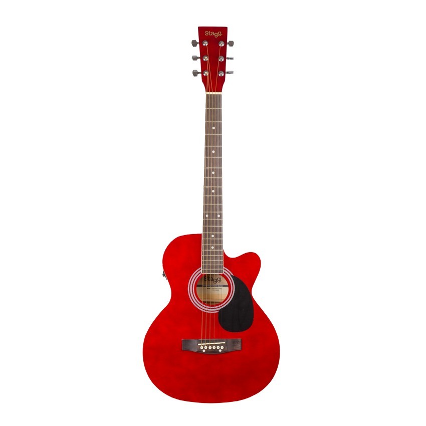 Westerngitarre 4/4 Stagg  SA20A rot