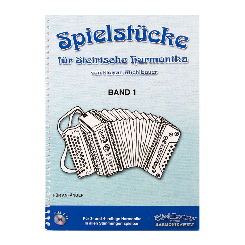 Notenheft - Spielstücke für Steirische Harmonika Band 1