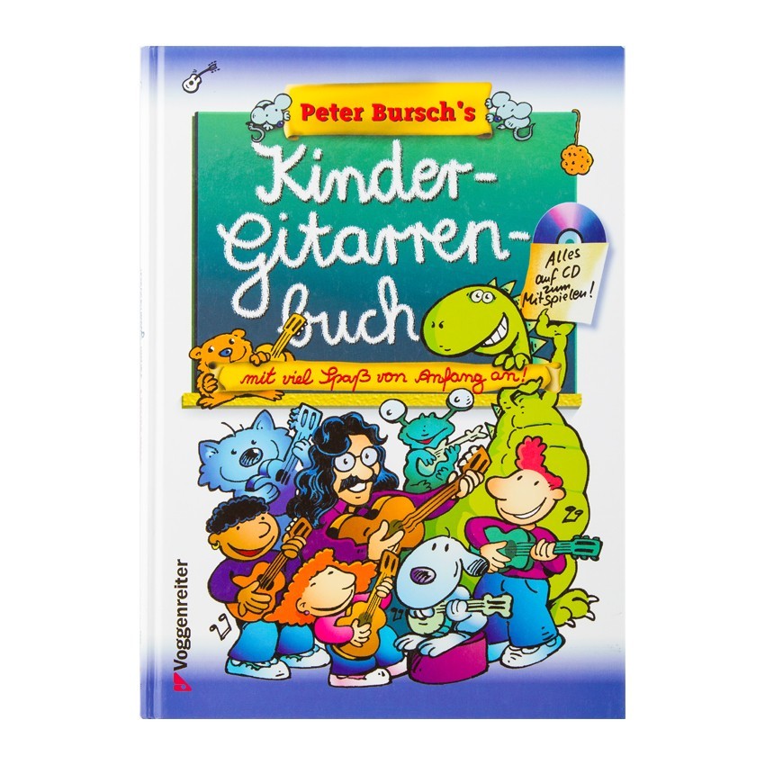 Notenheft - Kindergitarrenbuch mit CD