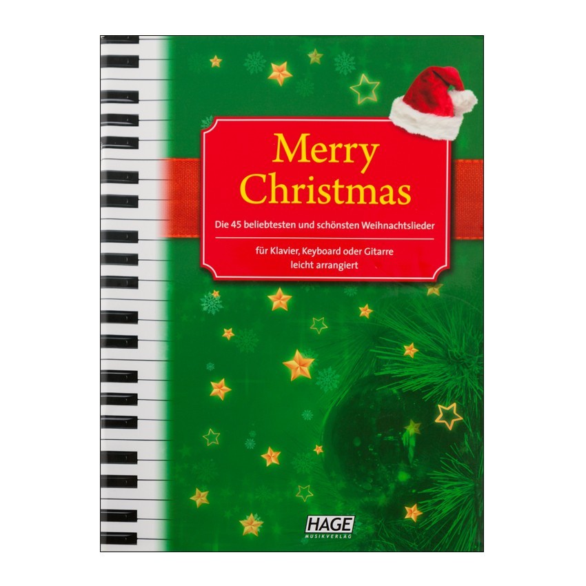 Notenheft Weihnachtslieder - Merry Christmas