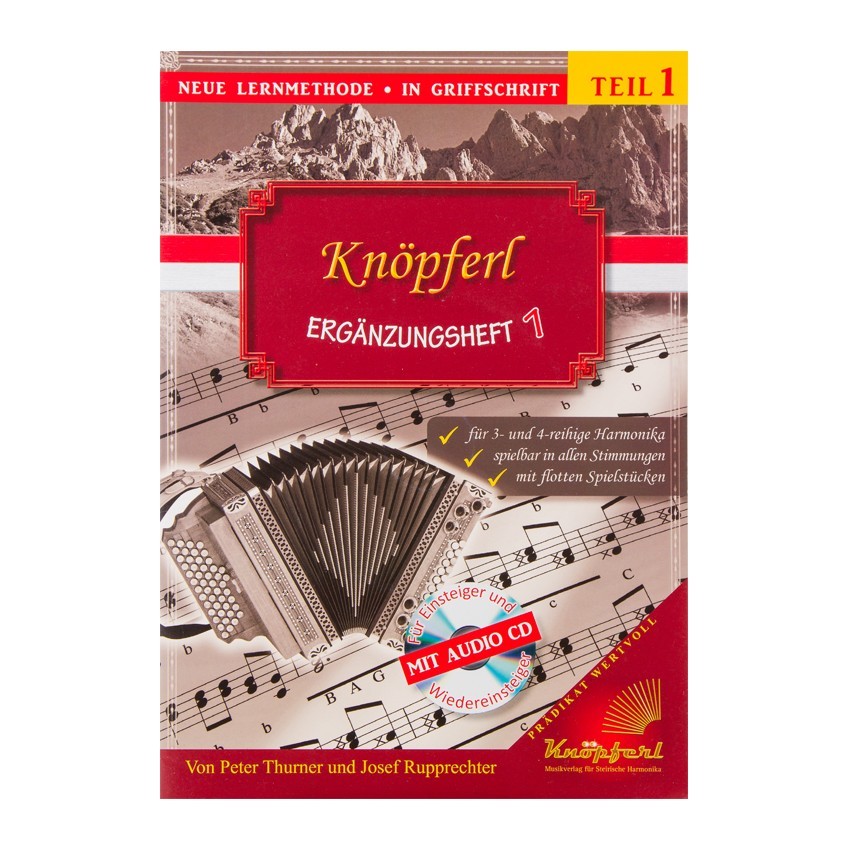 Notenheft - Knöpferl Ergänzungsheft 1