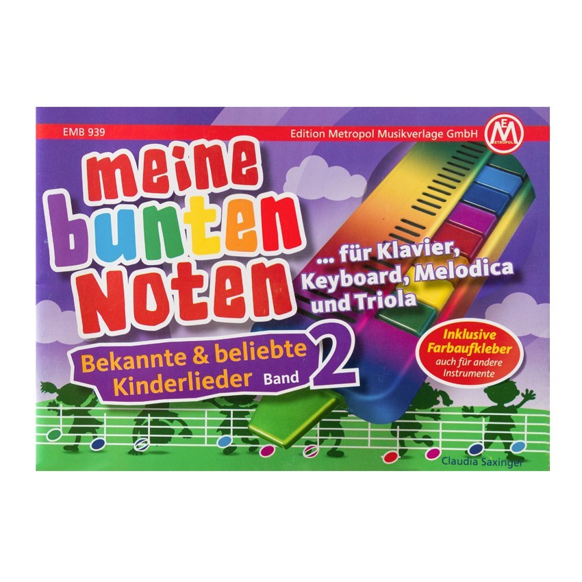 Notenheft - Meine bunte Noten - Band 2