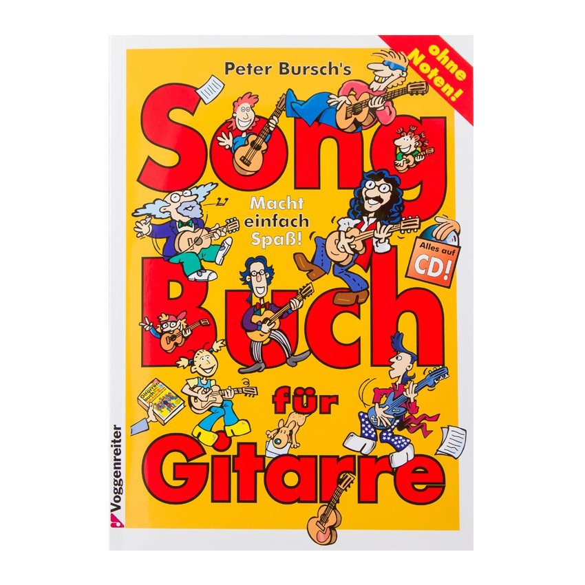 Notenheft - Songbuch für Gitarre mit CD